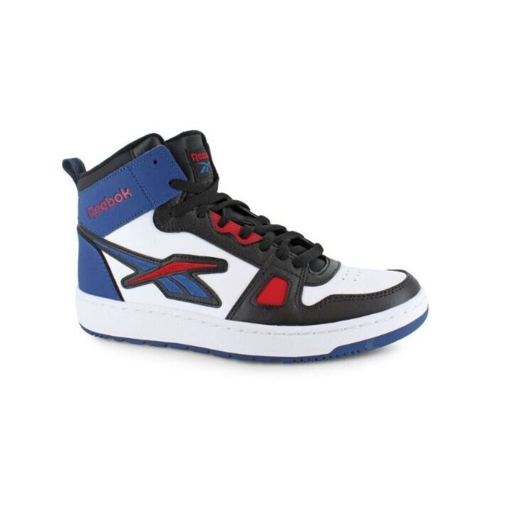 Reebok Resonator Men's Basketall Shoes High Mid Pump Blue Royal Red Size:12